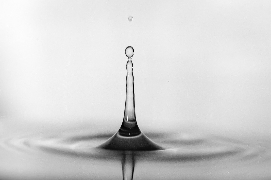 Water drop, shot on film Water drop, shot on film
