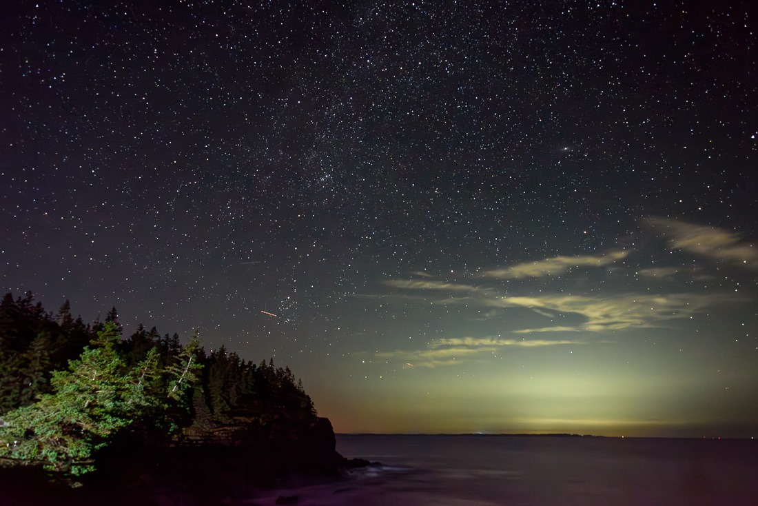 Milky Way and light from Halifax Milky Way and light from Halifax