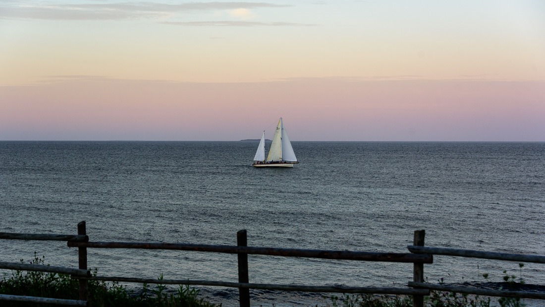 Sailing into the sunset Sailing into the sunset