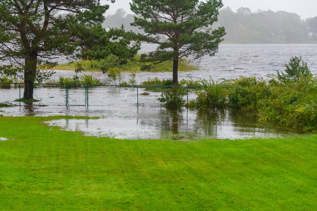 Backyard flooding Backyard flooding