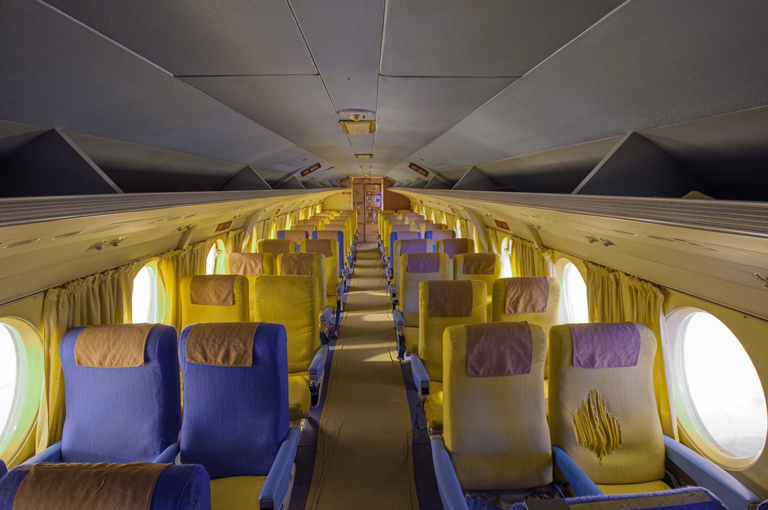 Decommissioned airplane Decommissioned airplane