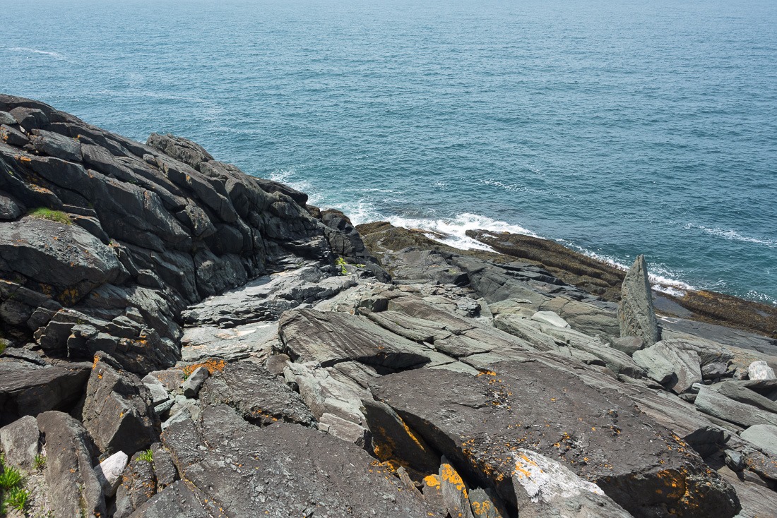 The rocks of Cape Forchu The rocks of Cape Forchu