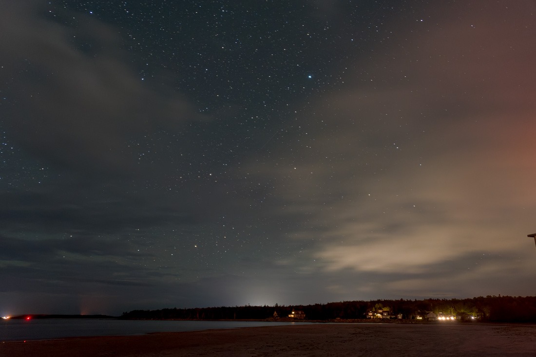 A night on the beach A night on the beach