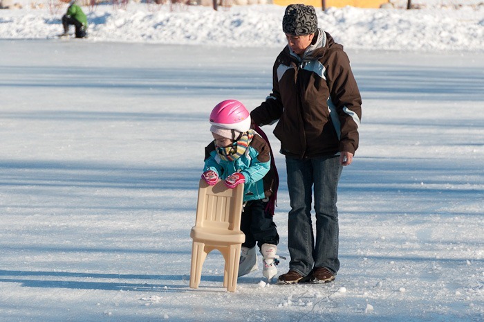 Learning with a chair Learning with a chair