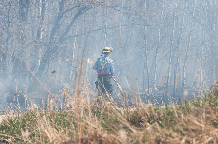 Fighting fire with a broom