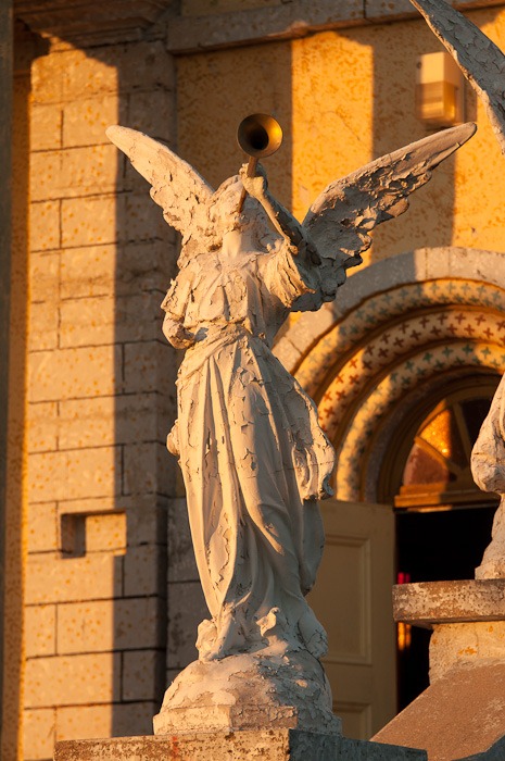 Angel and trumpet Angel and trumpet