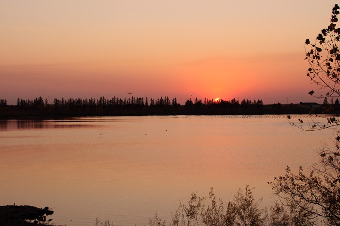 Sunset, the start of the event Sunset, the start of the event