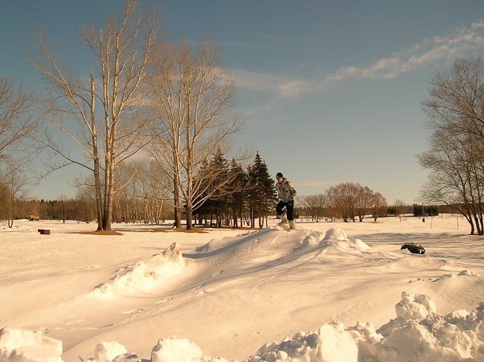 White snow? Where? White snow? Where?