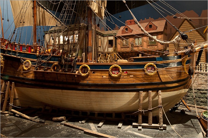 The Nonsuch in for dry maintenance The Nonsuch in for dry maintenance