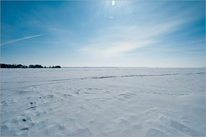 On Lake Manitoba waiting for fish On Lake Manitoba waiting for fish