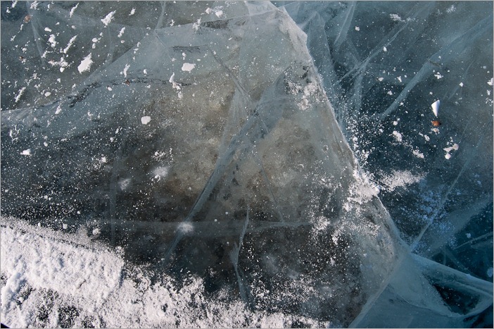 3-4 feet thick ice  3-4 feet thick ice