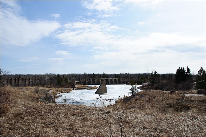 The Pinawa Dam today The Pinawa Dam today