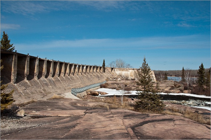 The spillway The spillway