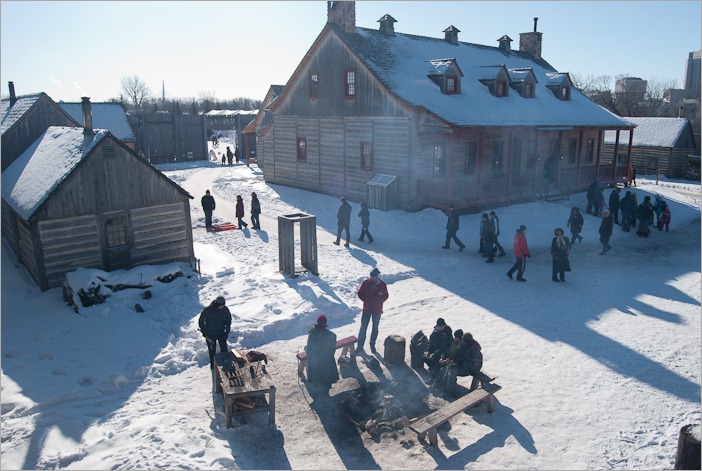 Fort Gibraltar during the Festival du Voyageur Fort Gibraltar during the Festival du Voyageur