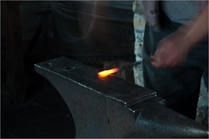 Blacksmith at work Blacksmith at work