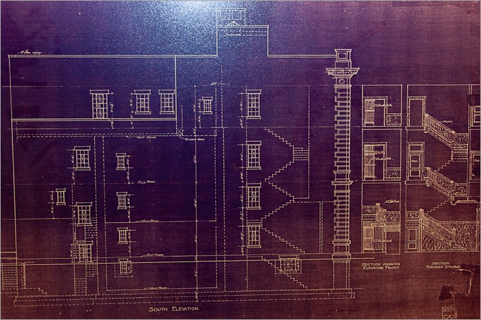 Blueprint for the building