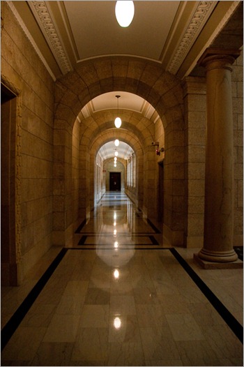 Corridors like they made in Europe about 1000 years ago.