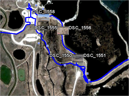 A view of your tracks as seen by Google Earth A view of your tracks as seen by Google Earth